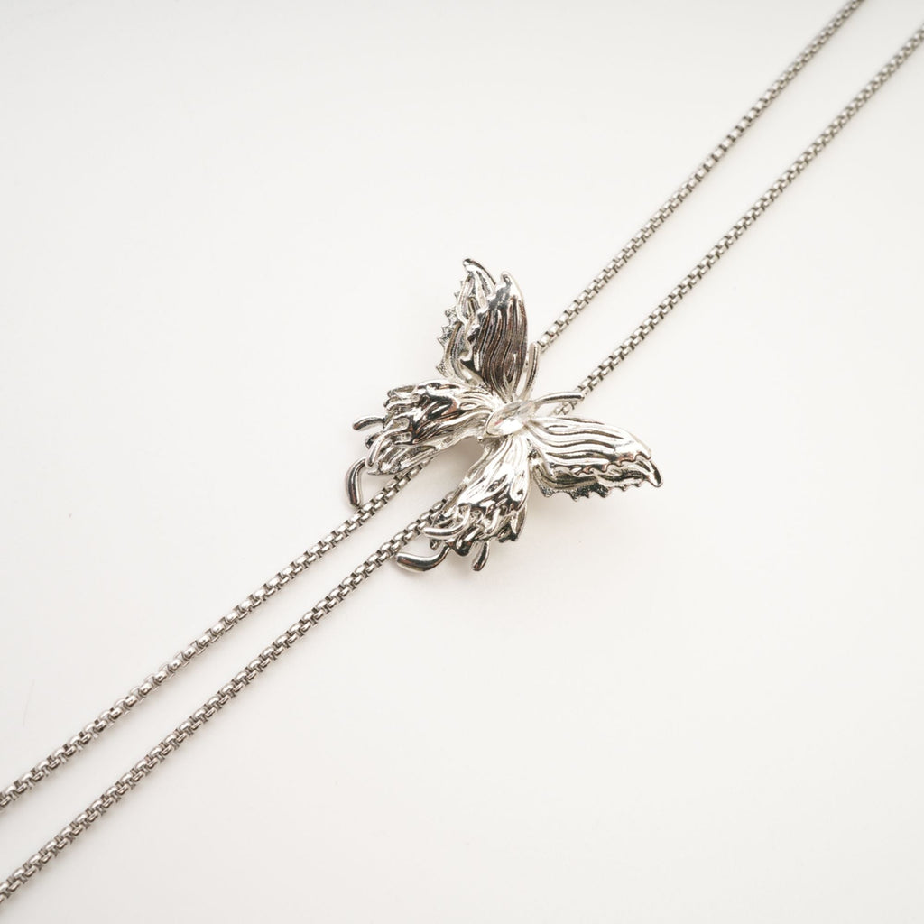 Priscille Adjustable Butterfly-Charm Necklace Avalabel