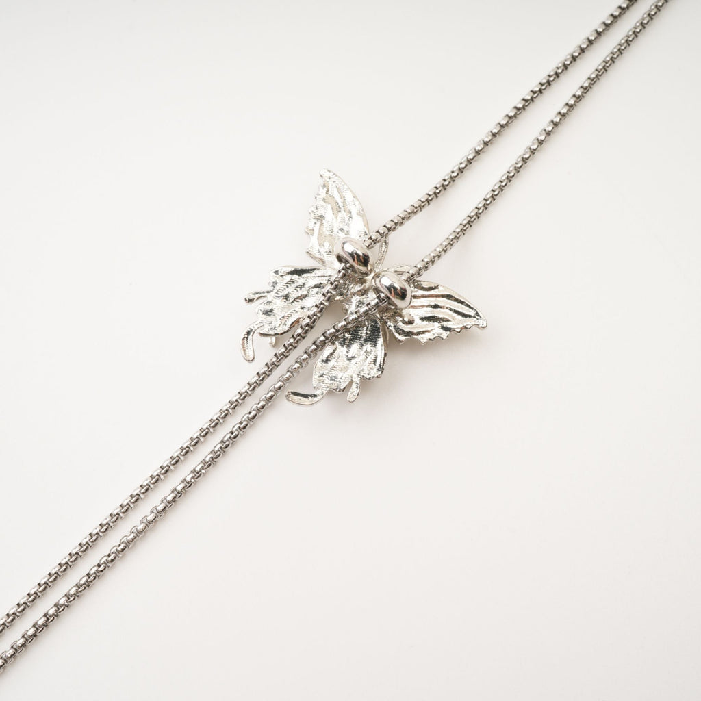 Priscille Adjustable Butterfly-Charm Necklace Avalabel