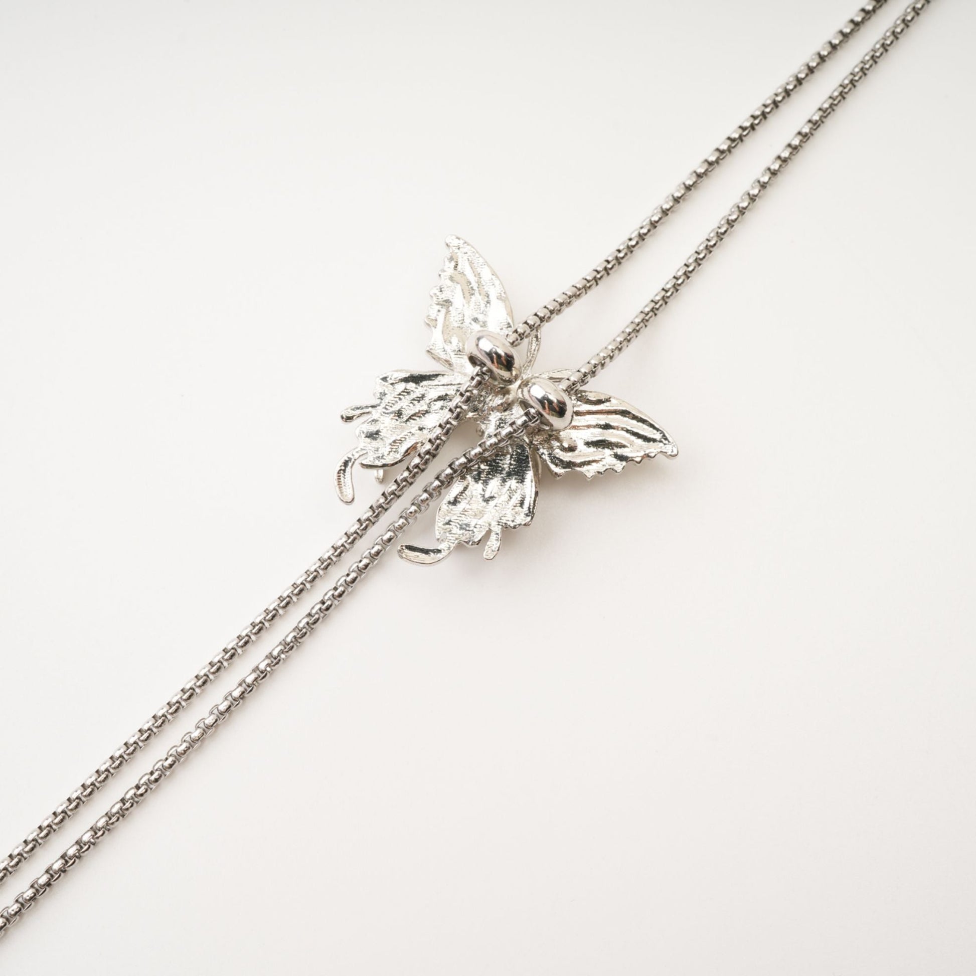 Priscille Adjustable Butterfly-Charm Necklace Avalabel
