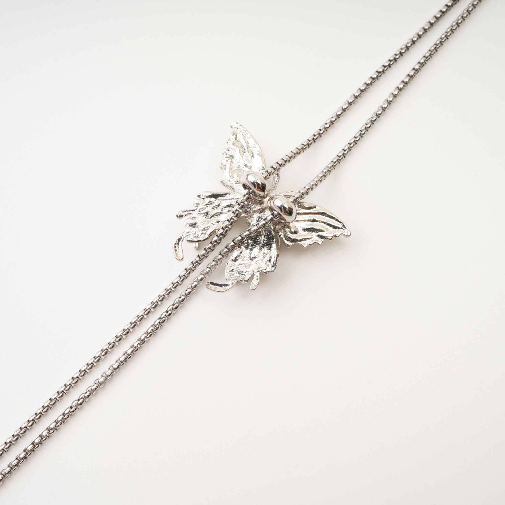 Priscille Adjustable Butterfly-Charm Necklace Avalabel
