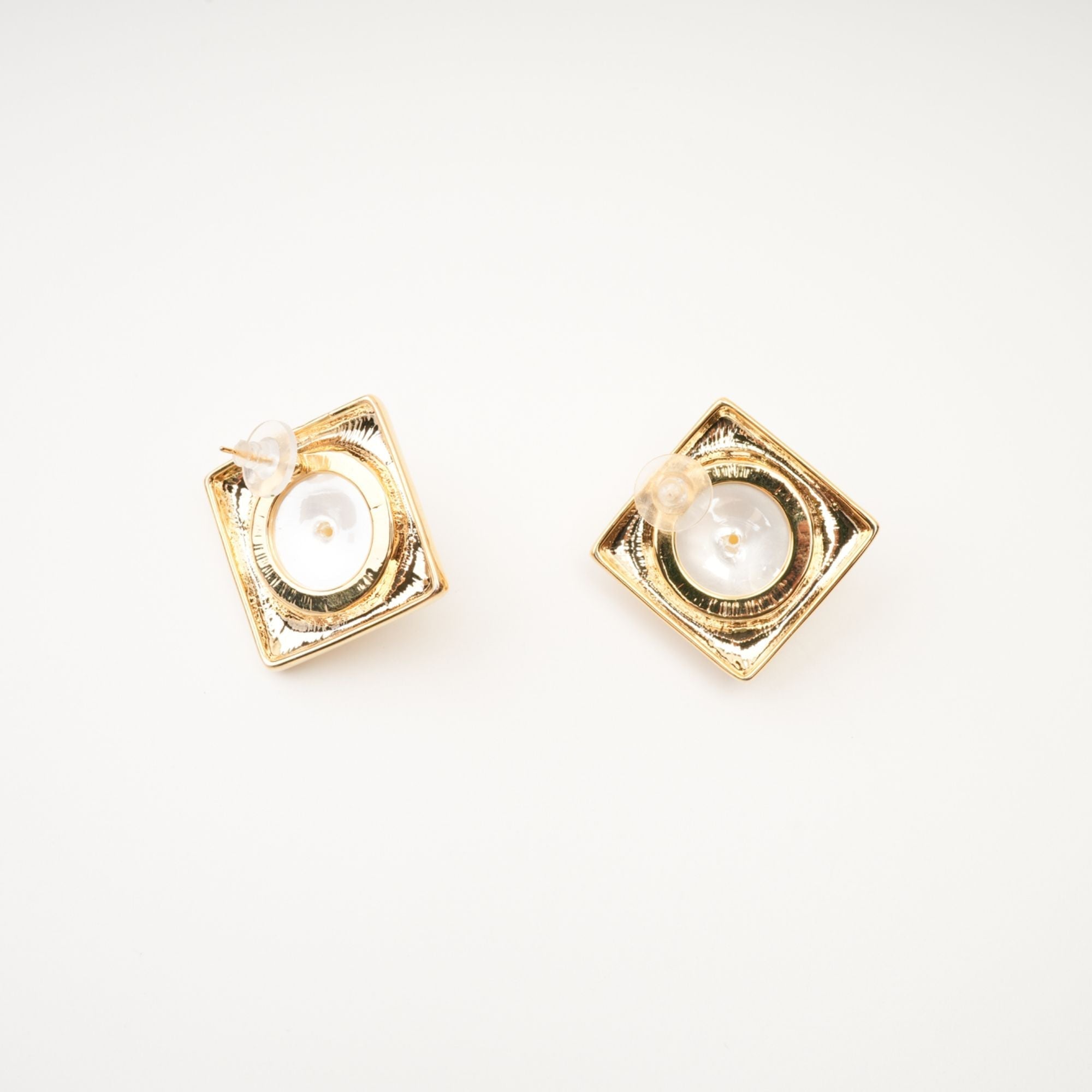 Juana Faux-Pearl Square Earrings Avalabel
