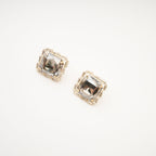 Solada Embellished Square Earrings Avalabel