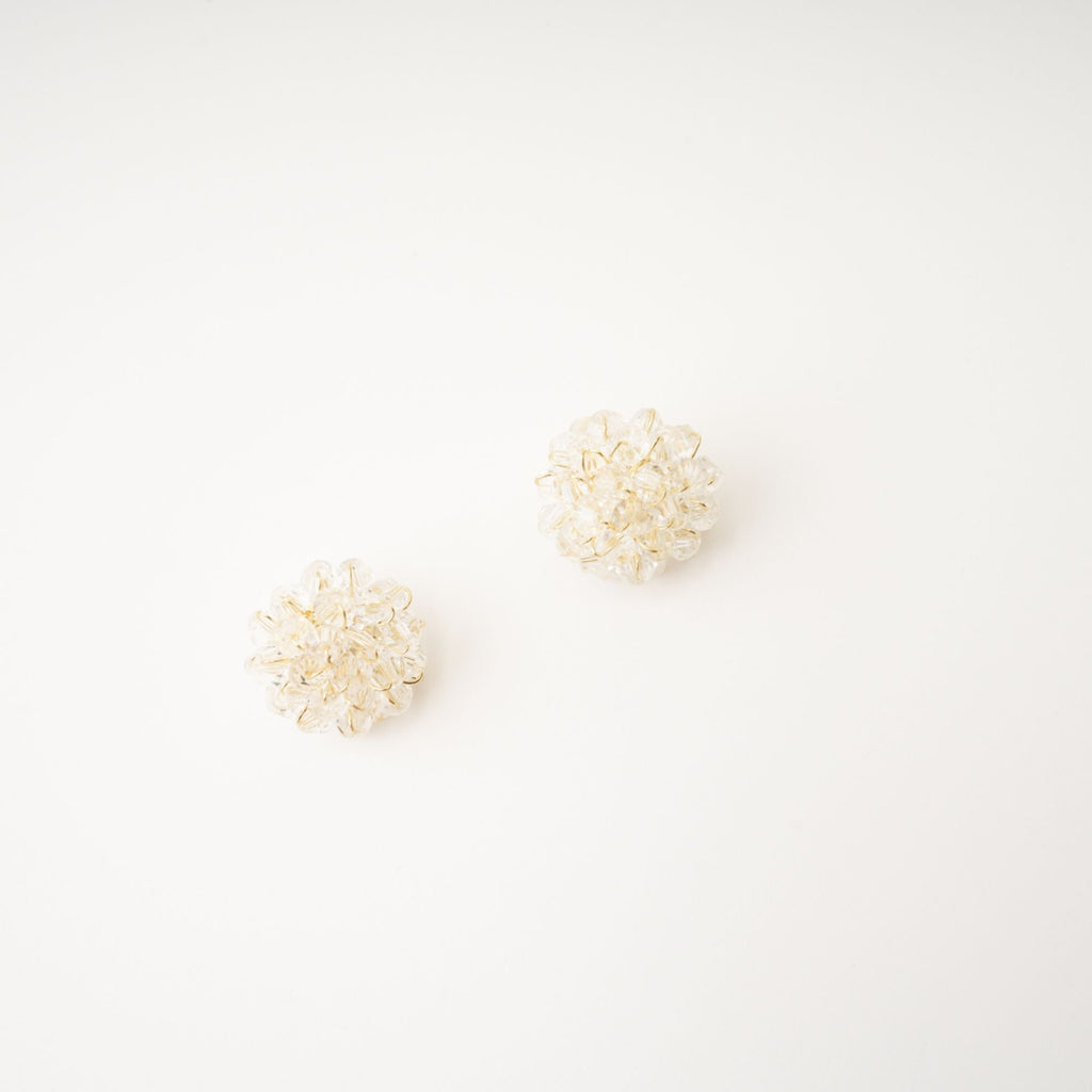 Cora Beaded Flower Stud Earrings Avalabel