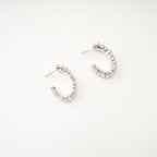 Ysabella Crystal-Embellished Hoop Earrings Avalabel