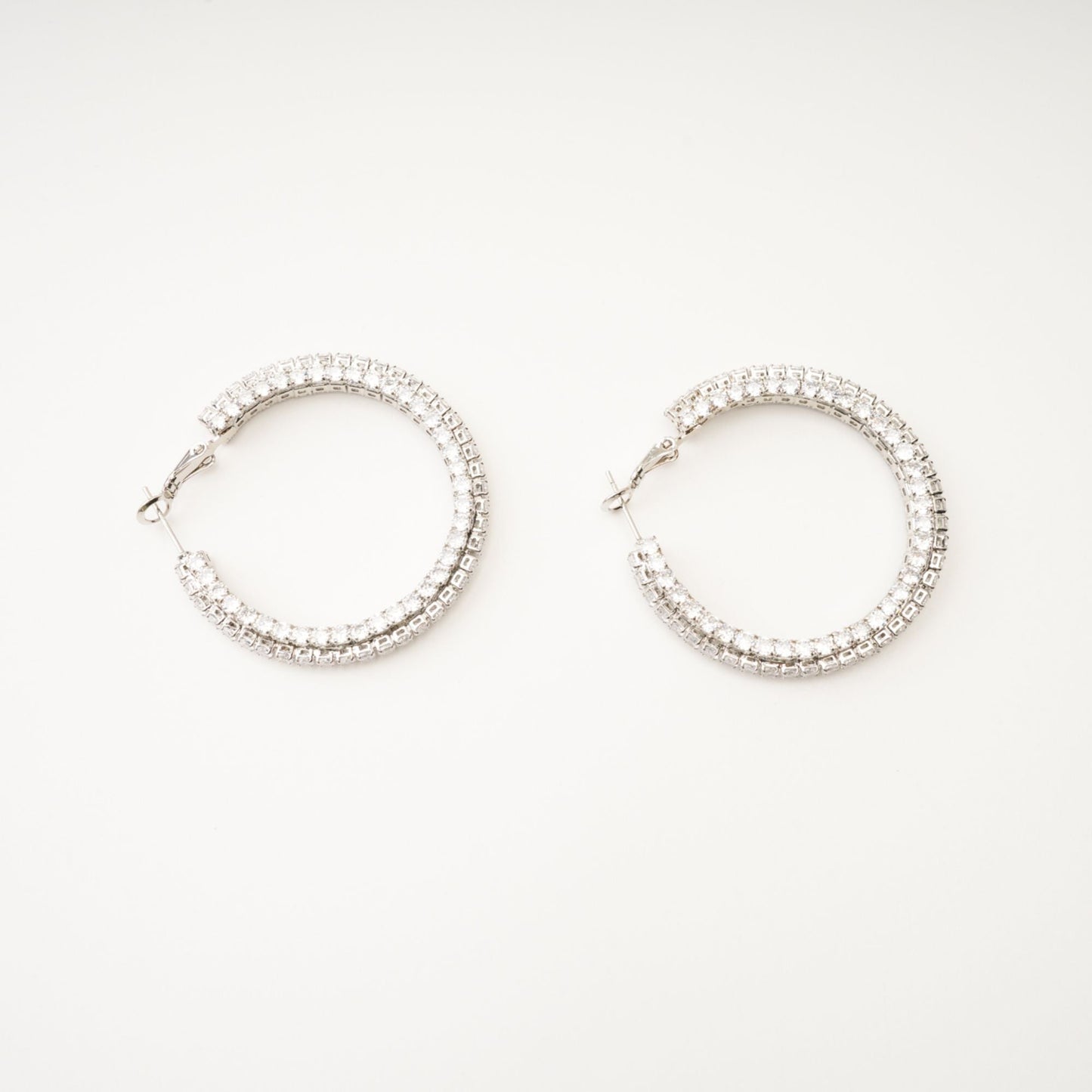 Saira Crystal Circle Earrings Avalabel