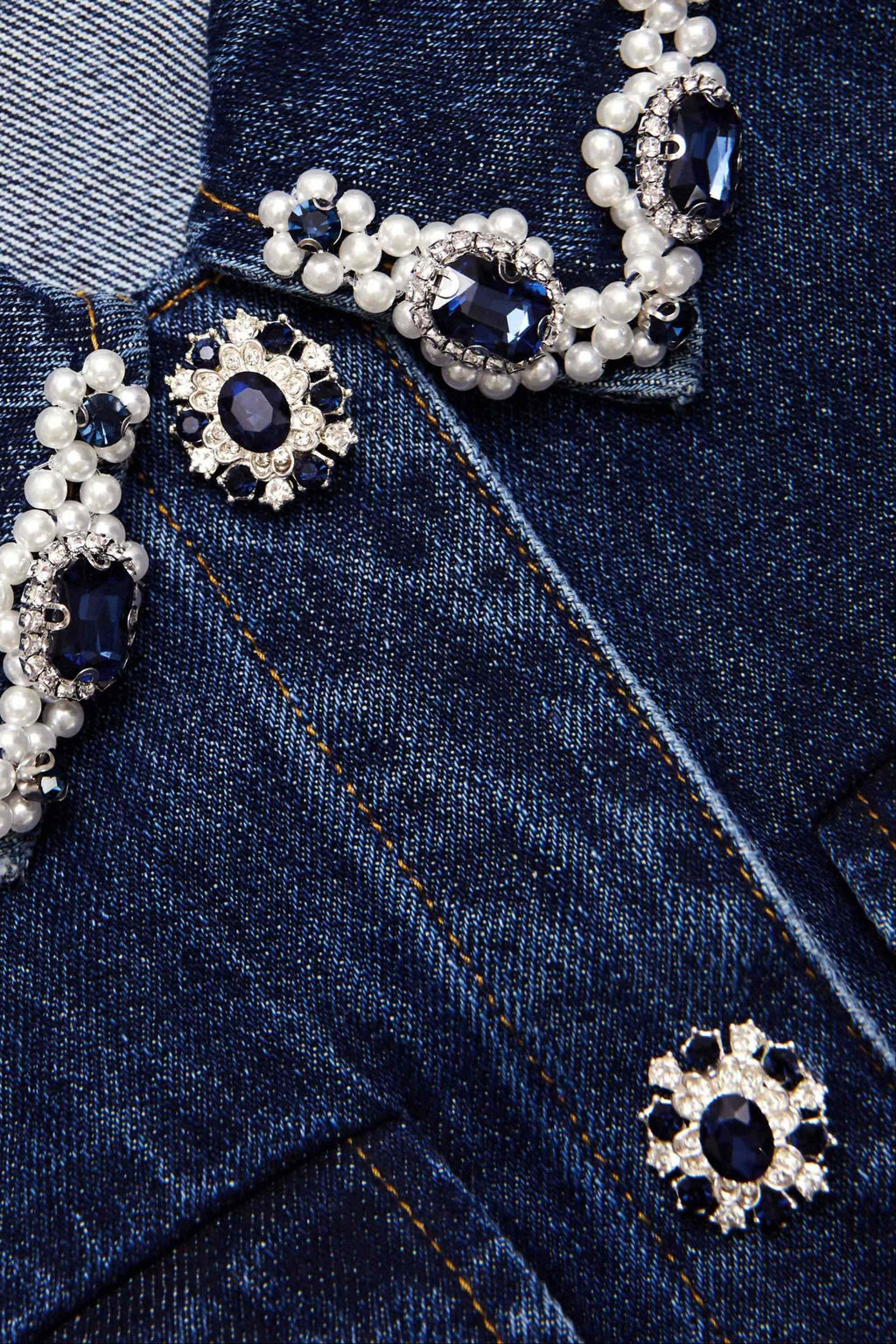 Blue Denim Sleeveless Mini Dress Soraya