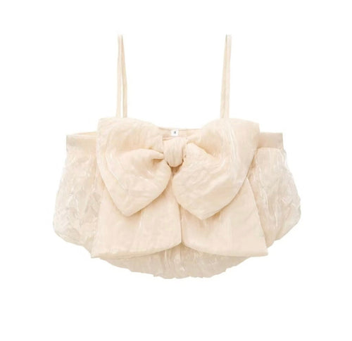 Addison Bownot Top In Ivory Avalabel