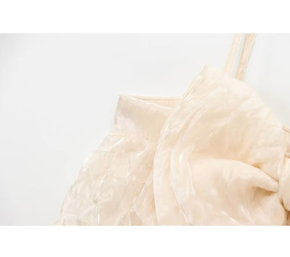 Addison Bownot Top In Ivory
