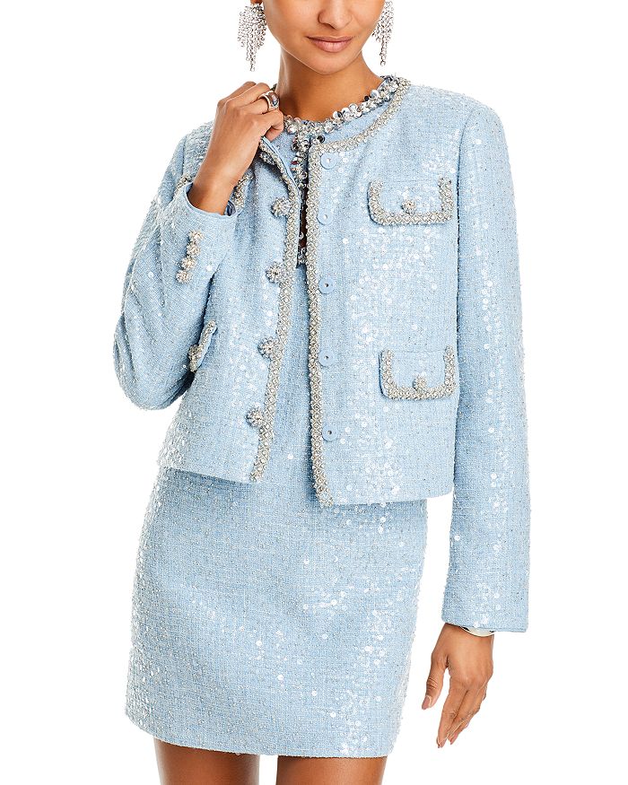 EMBELLISHED BOUCLÉ JACKET Avalabel