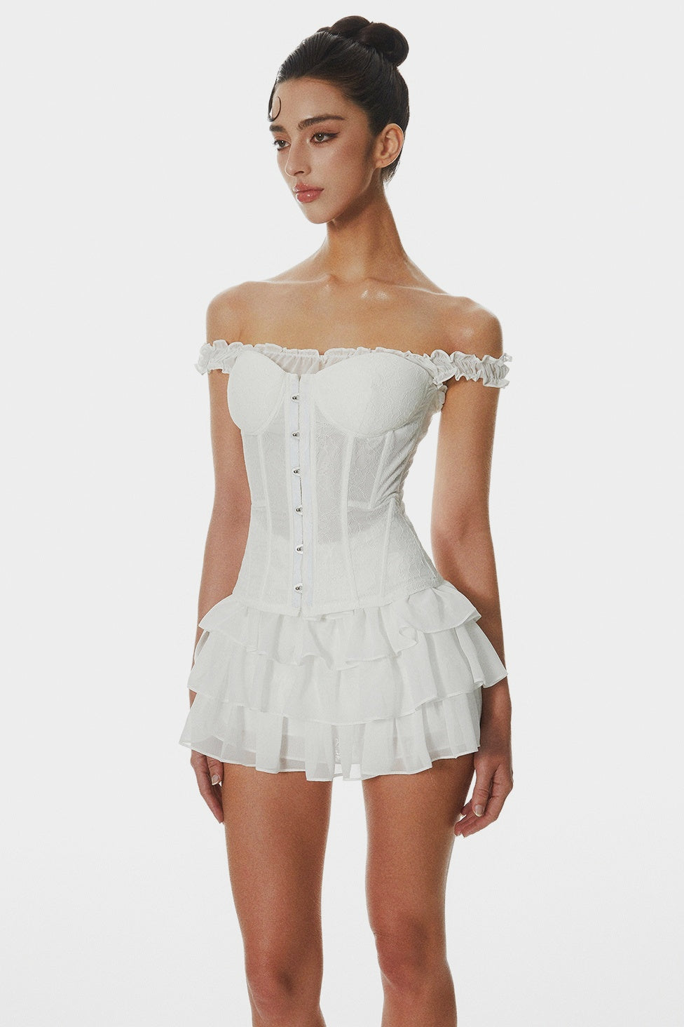 Thara Lace Off Shoulder Corset Avalabel