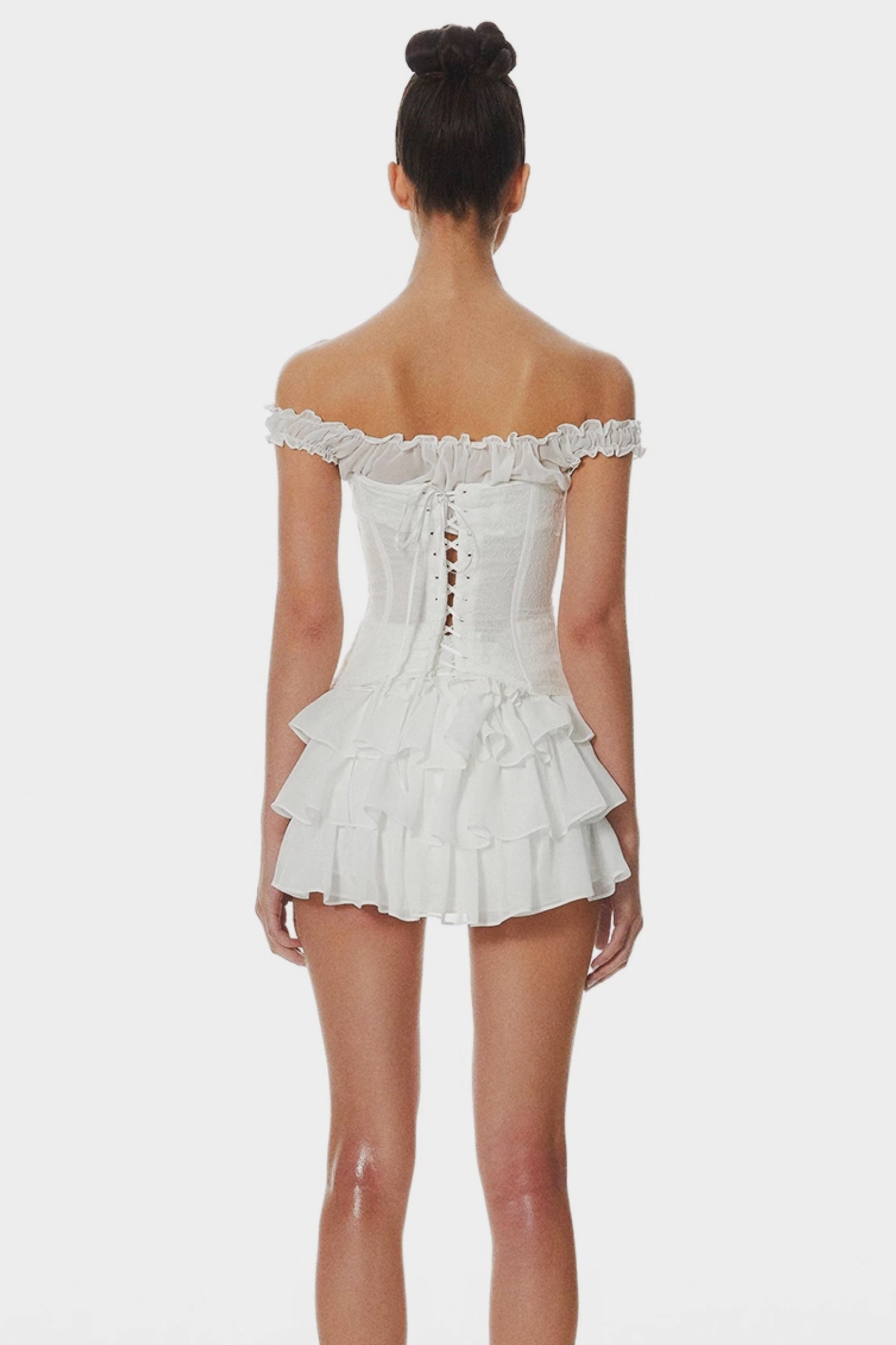 Thara Lace Off Shoulder Corset Avalabel