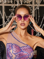 Tierney Butterfly Crystal Sunglasses Avalabel