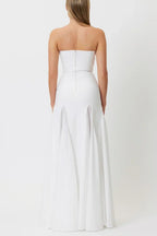Dimiya Strapless Mesh Maxi Bandage Dress Avalabel