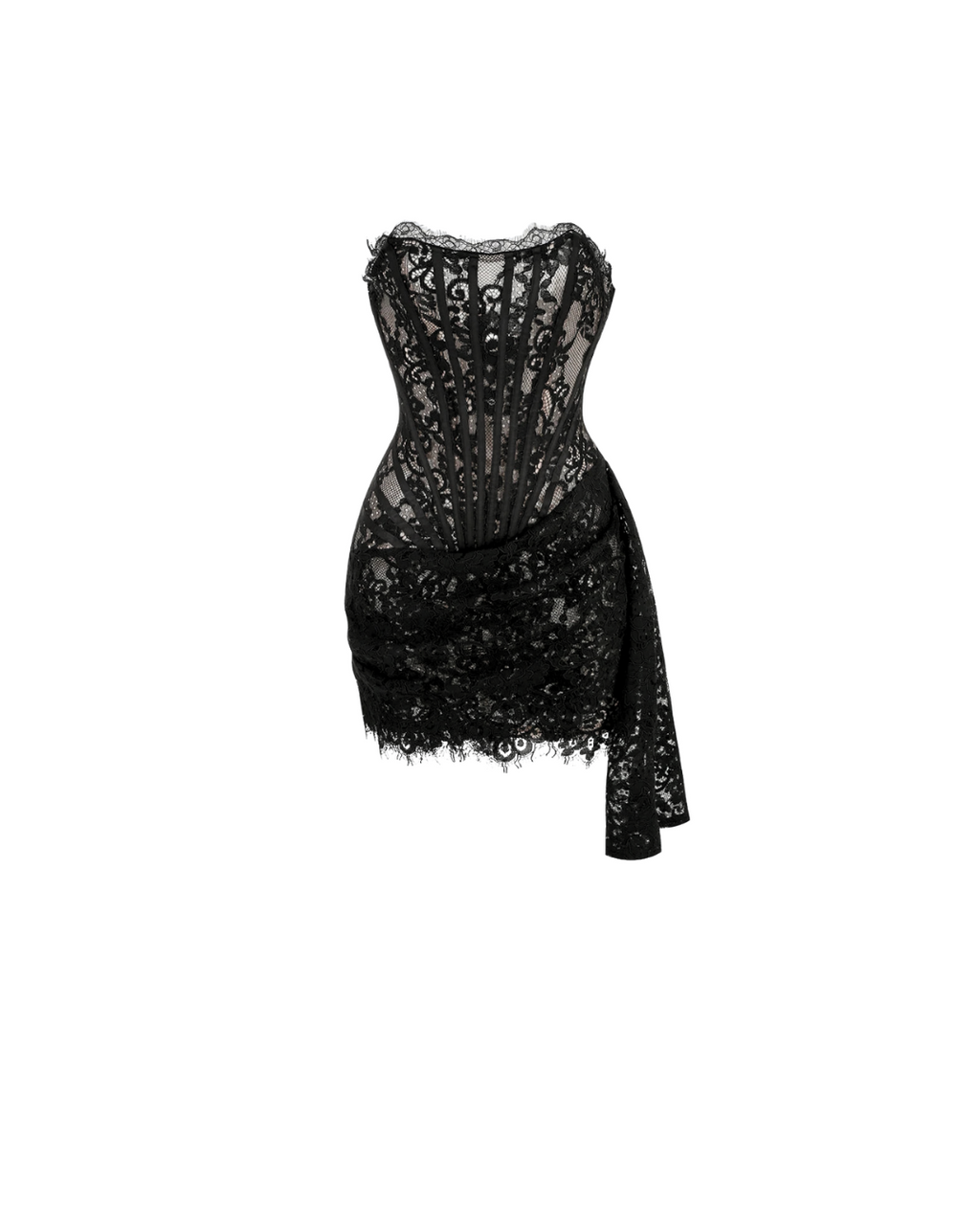 ANGEL Corset Draped Mini Dress Avalabel