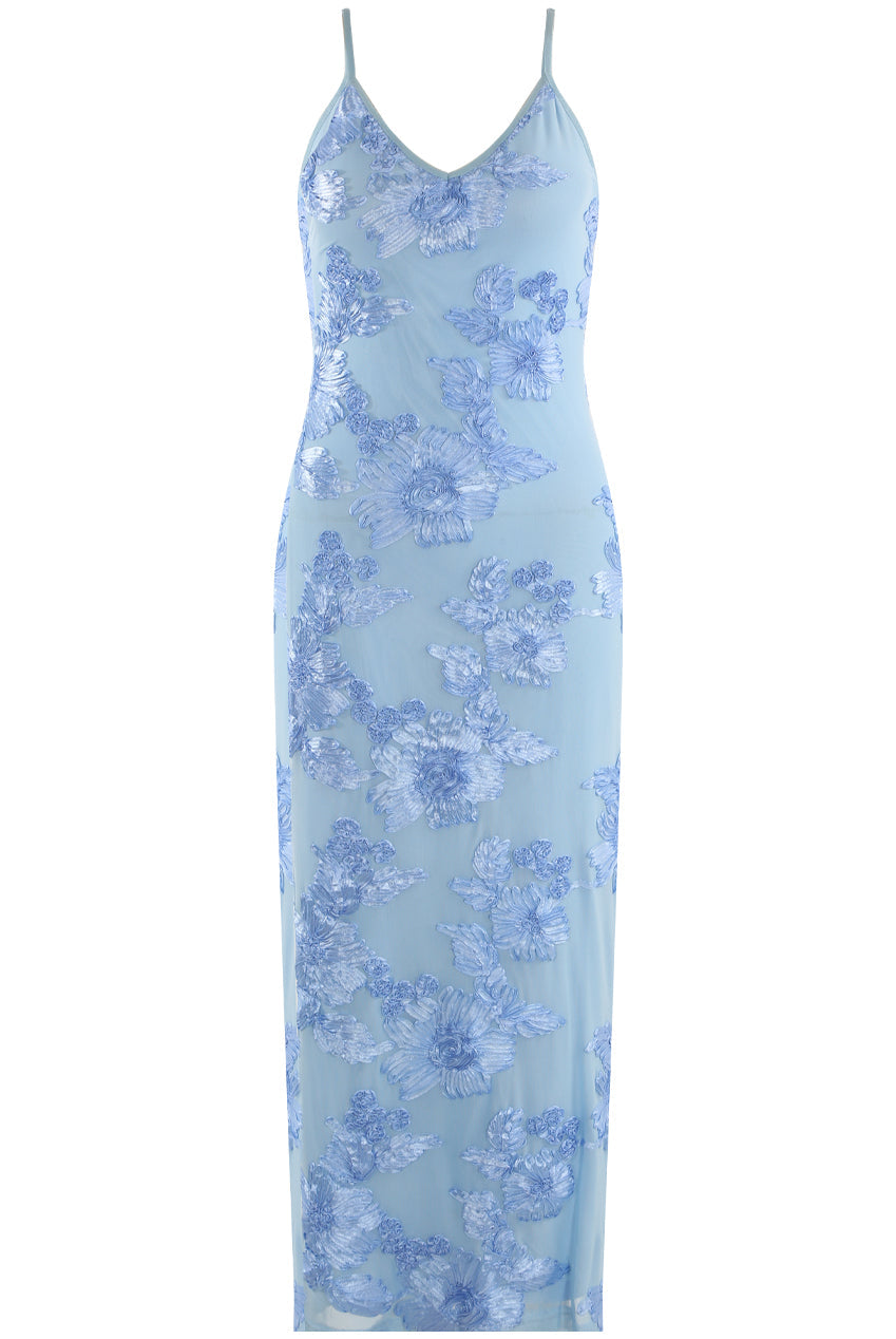 Floral Lace Lined Cami Midi Dress Soraya