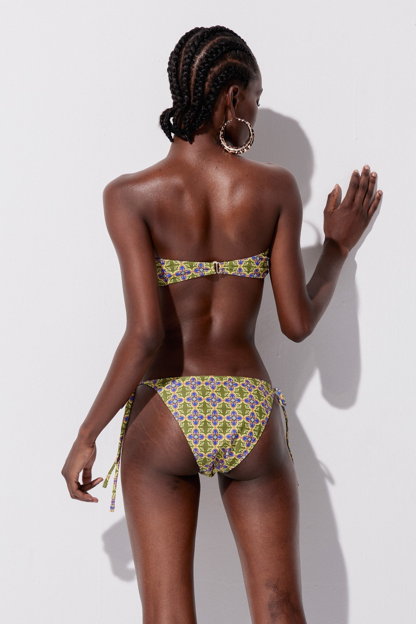 Ylva Print Strapless Swimwear Avalabel