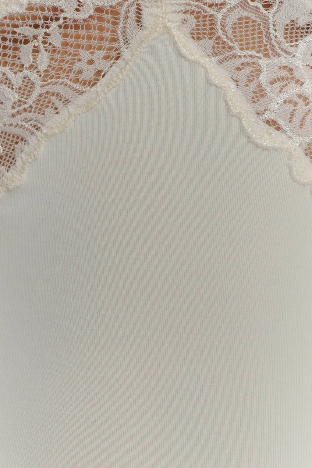 pamela V-neck lace see-through maxi dress in white Avalabel