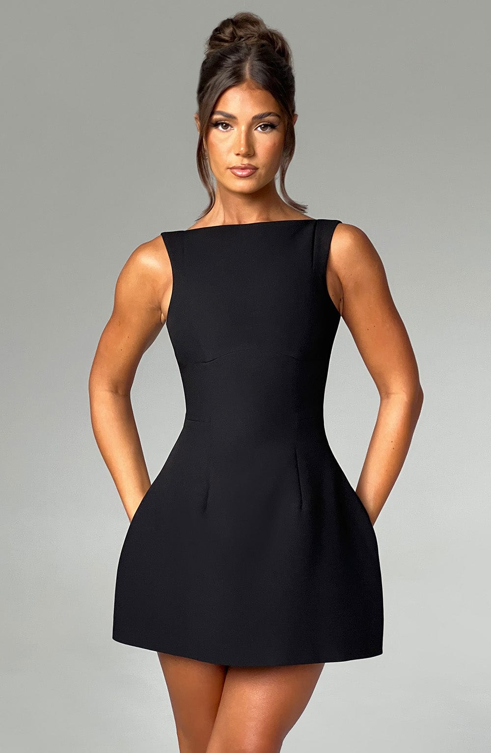 Alana Mini Dress - Black Avalabel
