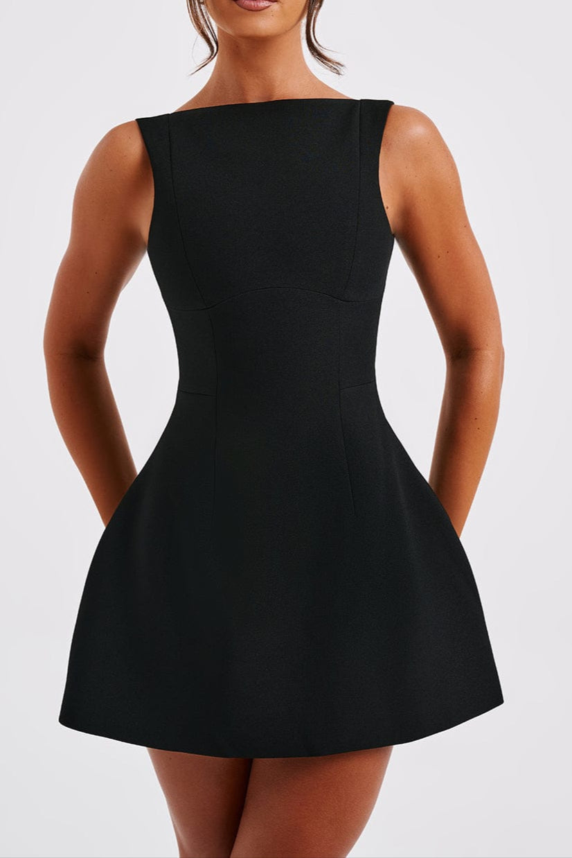 Alana Mini Dress - Black Avalabel
