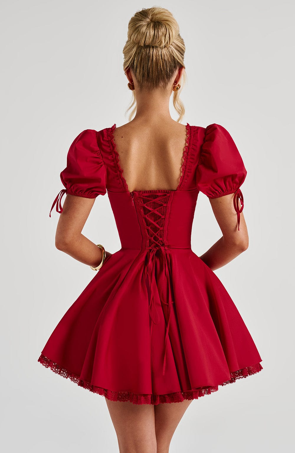 Annie Mini Dress - Red Avalabel
