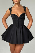 Antonella Mini Dress - Black Avalabel