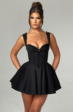 Antonella Mini Dress - Black Avalabel