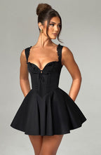 Antonella Mini Dress - Black Avalabel