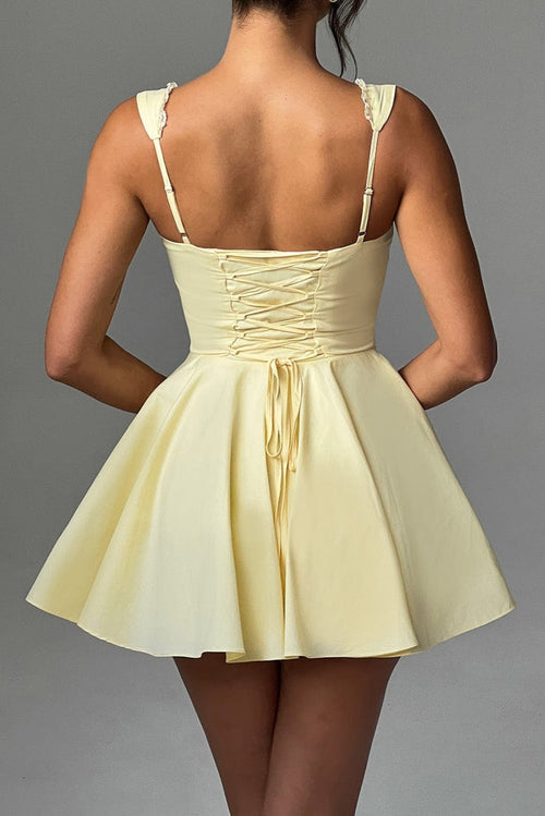 Antonella Mini Dress - Lemon Avalabel