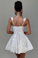 Antonella Mini Dress - Multi Floral Print Avalabel