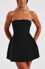 Asha Mini Dress - Black Avalabel