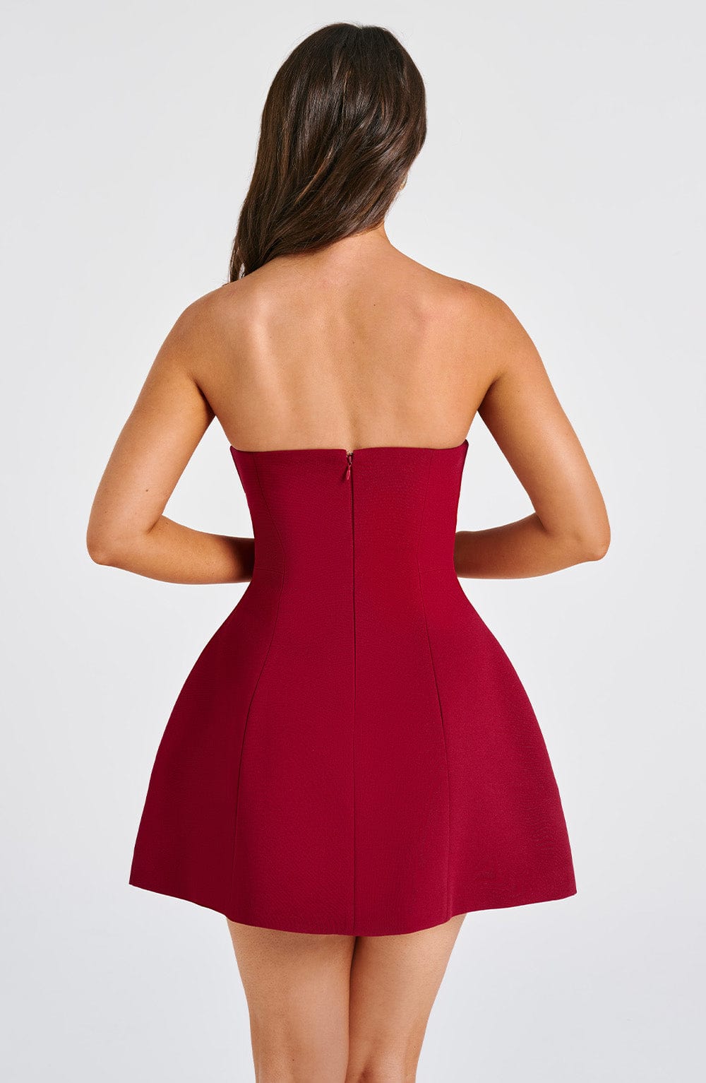 Asha Mini Dress - Wine Avalabel