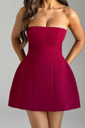 Asha Mini Dress - Wine Avalabel