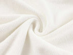 White lace strapless spliced knitted mini dress Avalabel