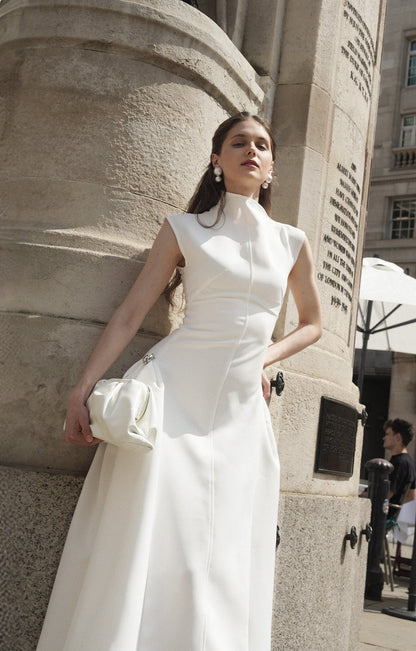 Paca Choker Sleeveless Maxi Dress