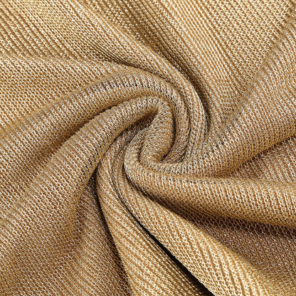 One-Shoulder Draped Bodycon Maxi Dress in Khaki