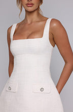 Bessie Mini Dress - Ivory Avalabel