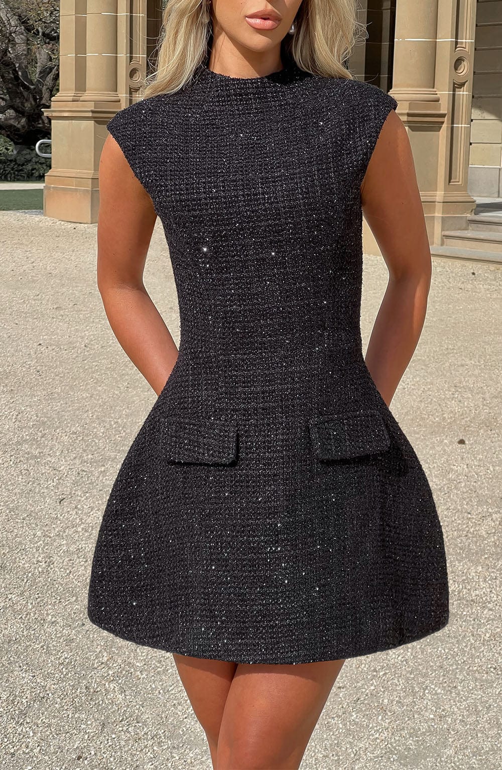 Blake Mini Dress - Black Avalabel