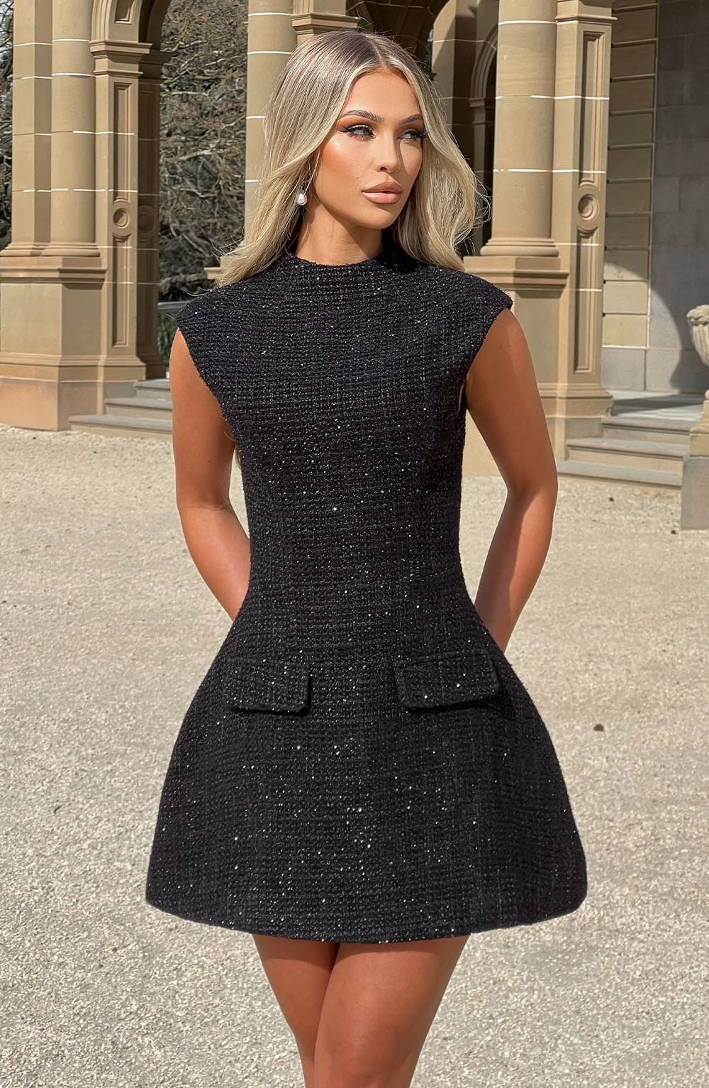 Blake Mini Dress - Black Avalabel
