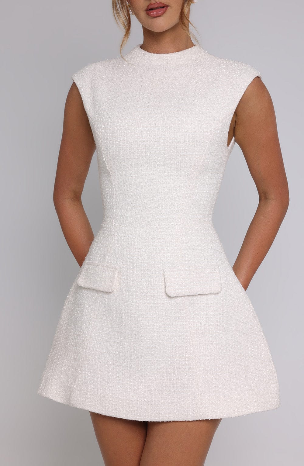 Blake Mini Dress - ivory Avalabel