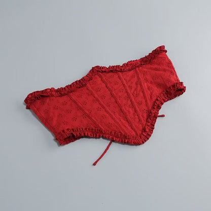 Elva Playsuit - Red