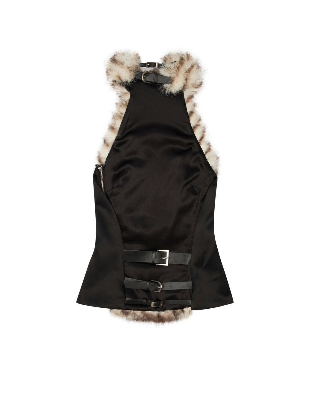 dora halter Backless Furry Top Avalabel