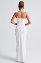 Dalary Maxi Dress - Ivory Lined Avalabel