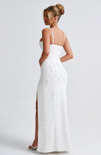 Dalary Maxi Dress - Ivory Lined Avalabel