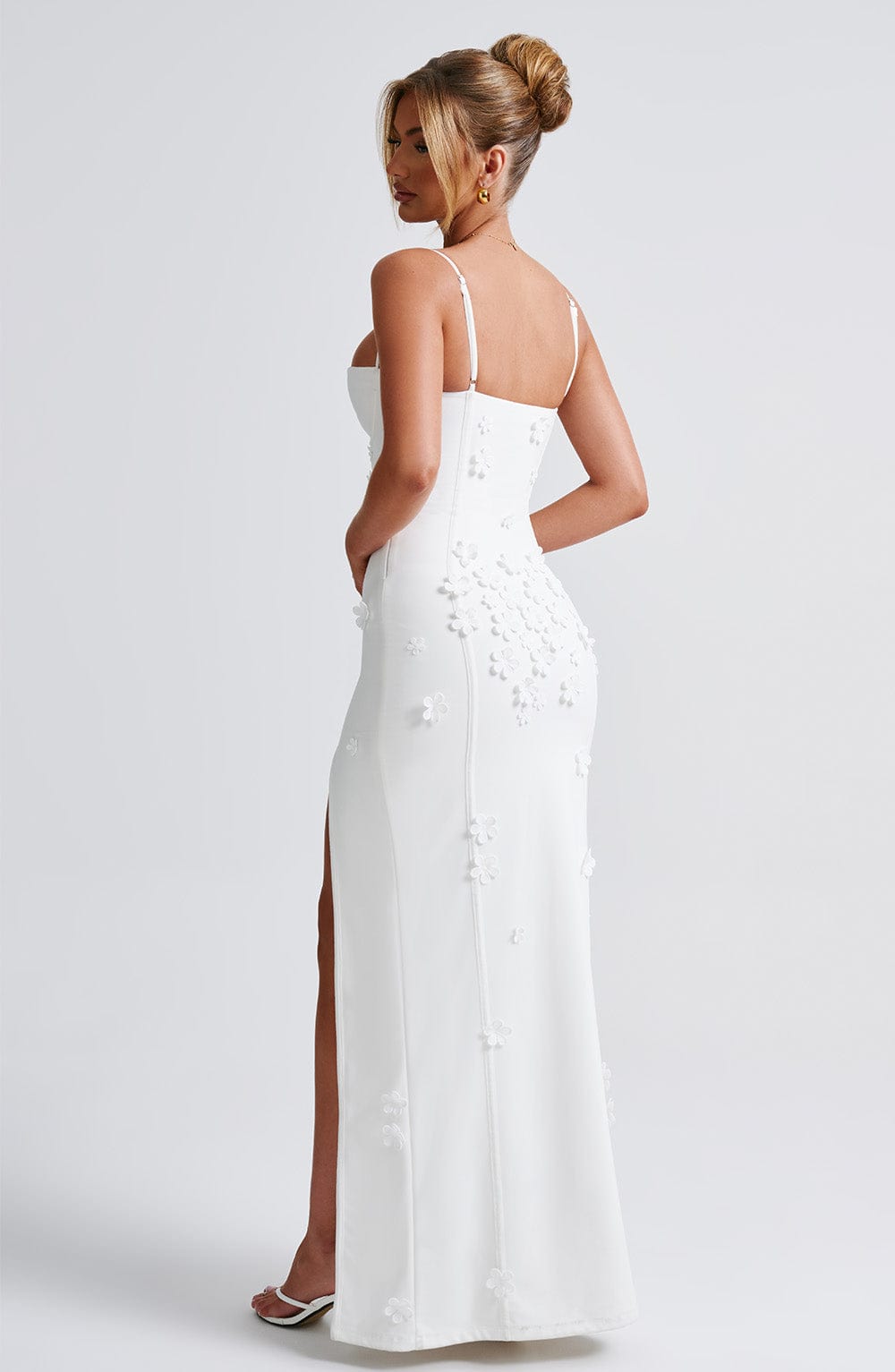 Dalary Maxi Dress - Ivory Lined Avalabel