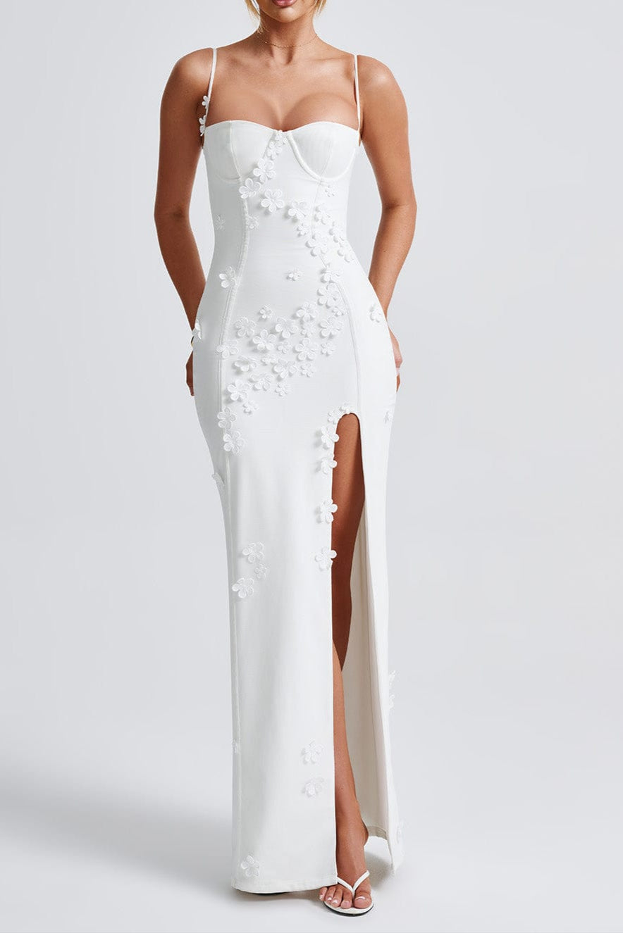 Dalary Maxi Dress - Ivory Lined Avalabel