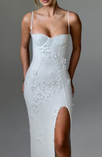 Dalary Maxi Dress - Ivory Lined Avalabel