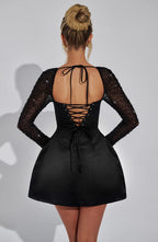 alberta Mini Dress - Black Avalabel