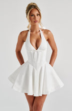 Doris Mini Dress - Ivory Avalabel