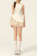 Liechti Floral Layer Mini Dress Avalabel