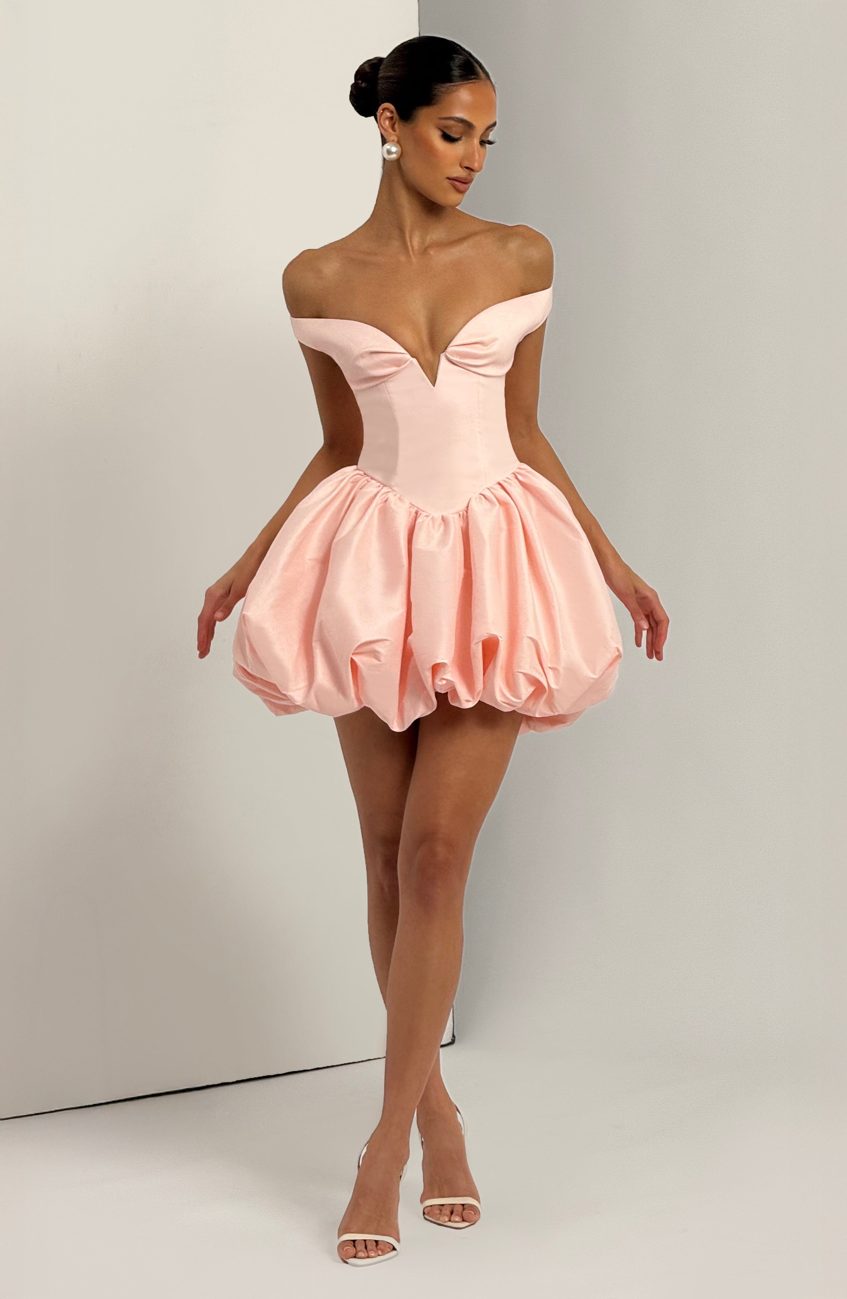 Eileen Mini Dress - Blush Avalabel